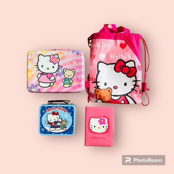 Hello Kitty Lunch Tins, Notepad, Drawstring bag - Picture 3 of 16